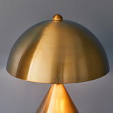 Gold Dome Table Lamp