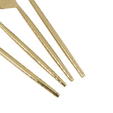 Gold Hammered Cutlery Set 16 Piece