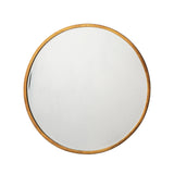 Gold Round Mirror - Small