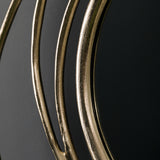 Gold Spiral Round Mirror