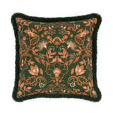 Heritage Floral Green Cushion