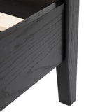 Kaito Black Rattan Bed Frame