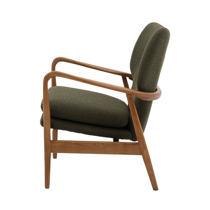 Karlstad Green Armchair