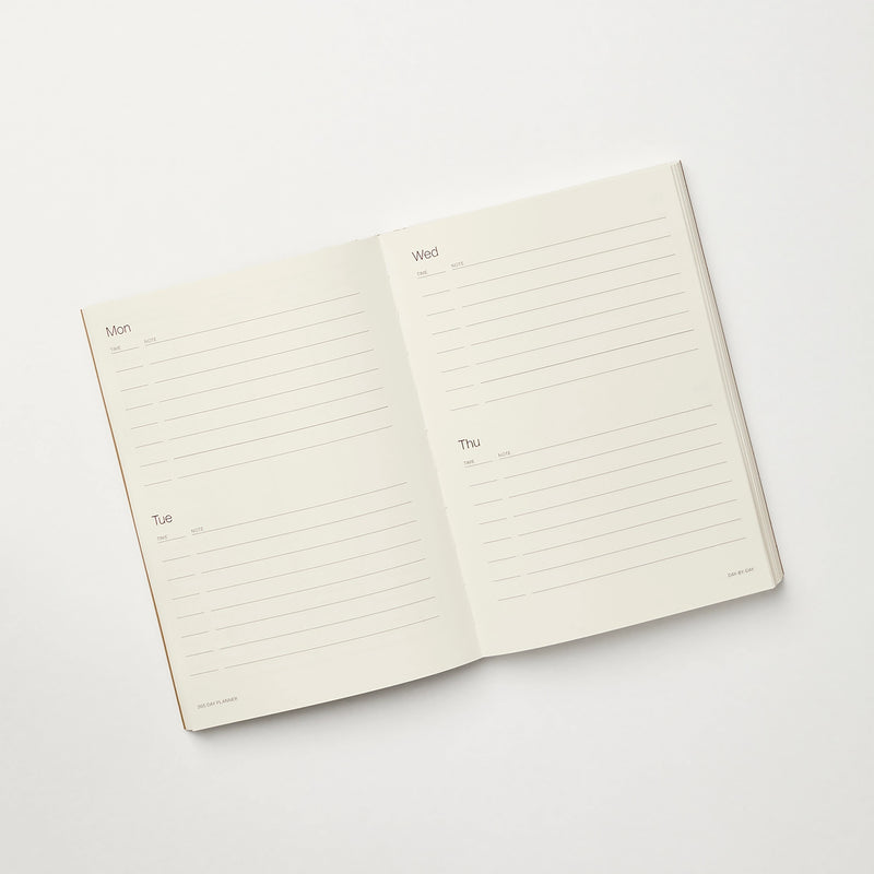 Kinshipped 365 Undated Brown A5 Planner