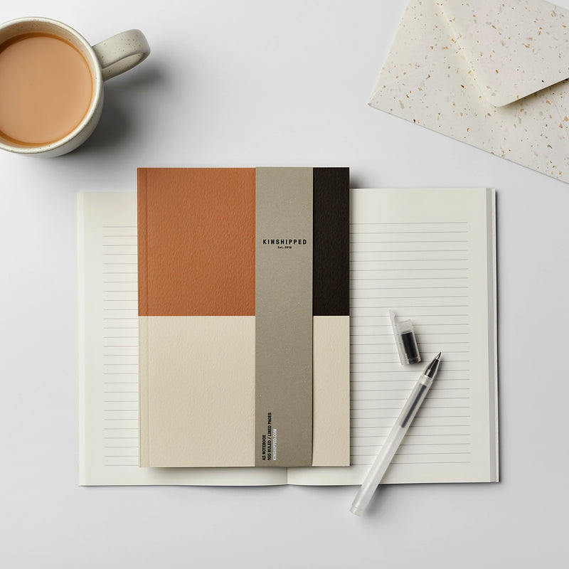 Kinshipped A5 Block Tan Notebook