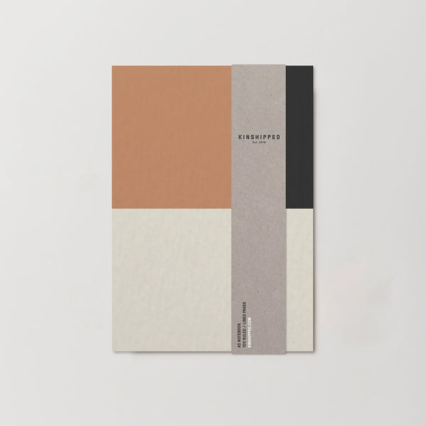 Kinshipped A5 Block Tan Notebook