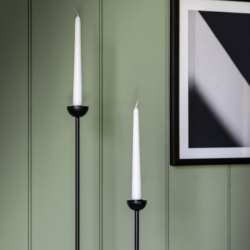 Logi Black Candle Holder