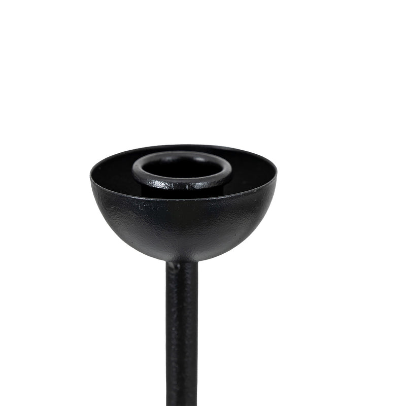 Logi Black Candle Holder