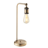 Loki Vintage Industrial Brass Table Lamp