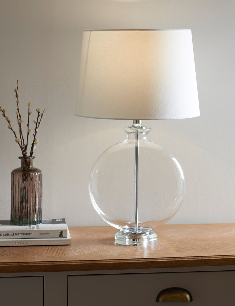 Lysa Silver Table Lamp