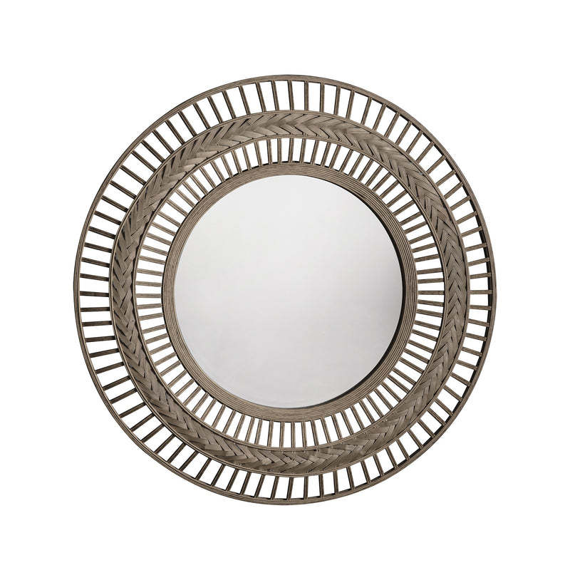 Natural Decorative Round Mirror