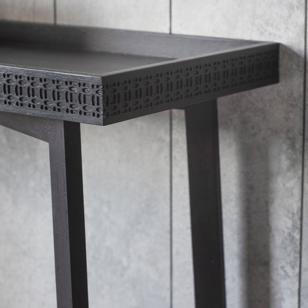 Nomad Black Console Table