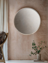 Nordhavn Round Washed Mirror