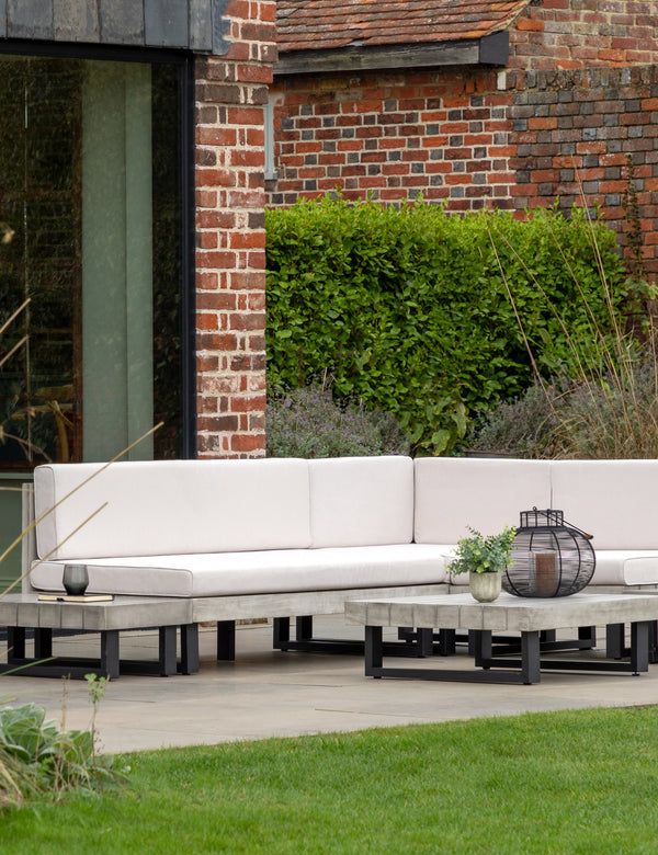 Odense Industrial Outdoor Corner Lounge Set