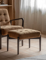 Otto Dark Mustard Footstool