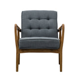 Otto Grey Linen Armchair