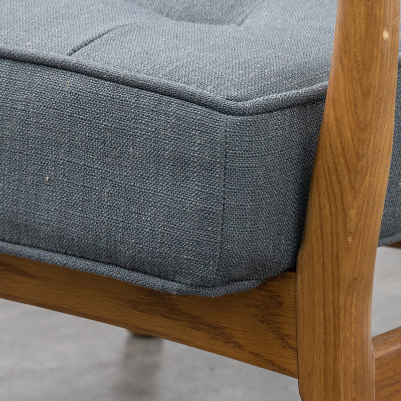 Otto Grey Linen Armchair