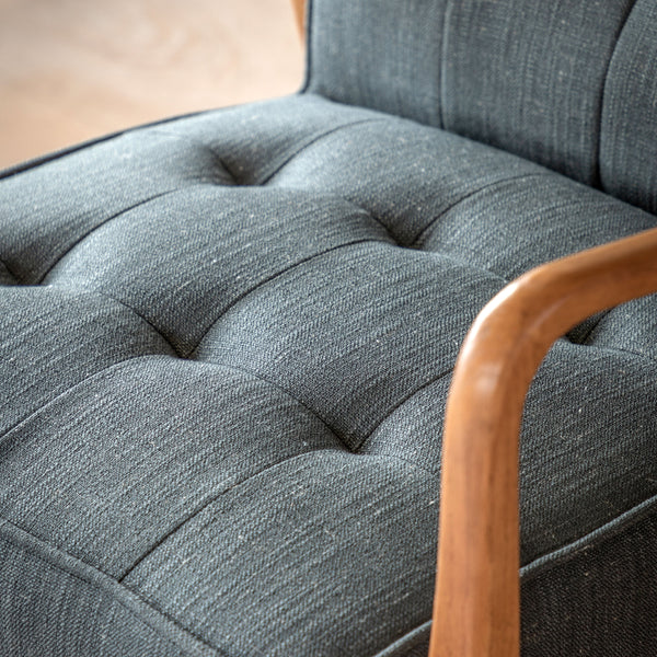 Otto Grey Linen Armchair