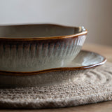 Ribe Natural Porcelain Dinnerware - Pasta Bowl