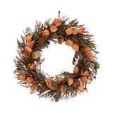 Rust Dried Flower Wreath