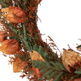 Rust Dried Flower Wreath