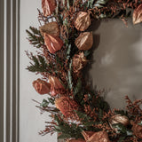 Rust Dried Flower Wreath