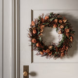 Rust Dried Flower Wreath