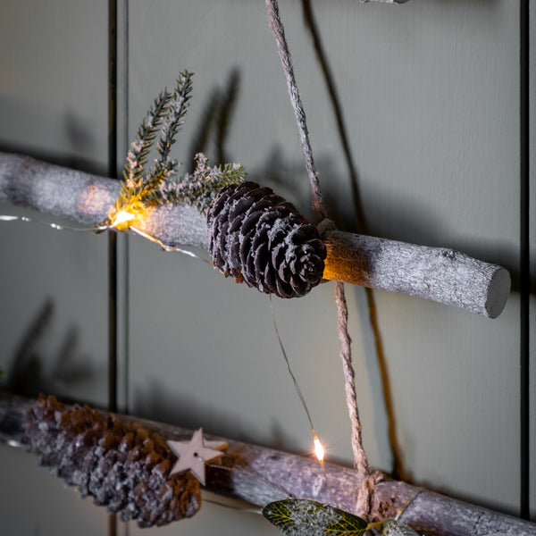 Rustic LED Wall Hanging Christmas Tree