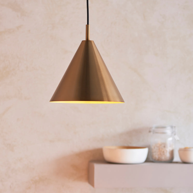 Seren Brass Pendant Light