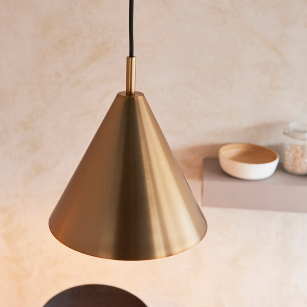Seren Brass Pendant Light