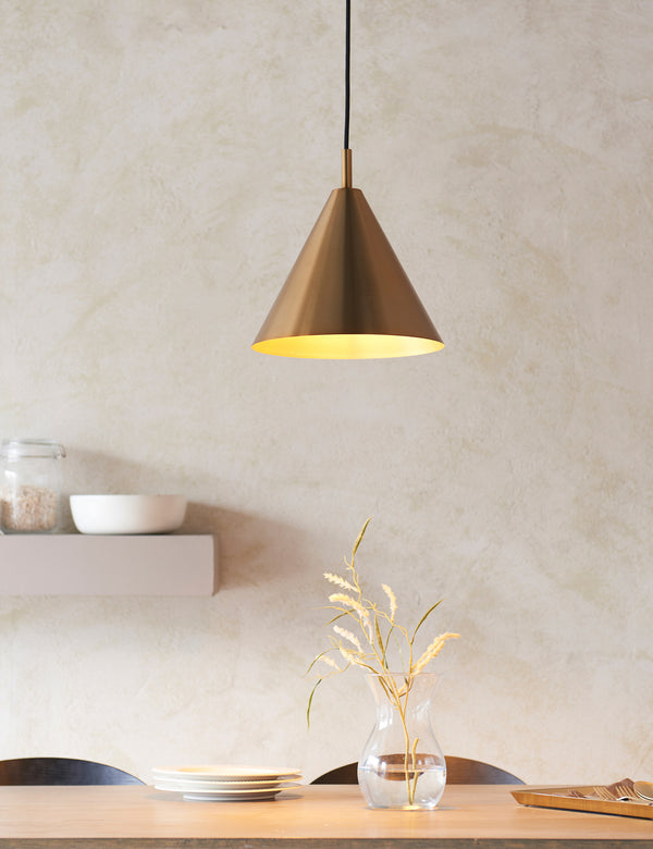 Seren Brass Pendant Light
