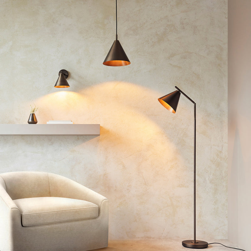 Seren Bronze Floor Light