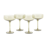 Skal Green Champagne Glasses (Set of Four)