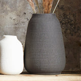 Stoneware Textured Vase