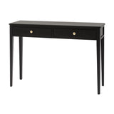 Svana Black Console Table