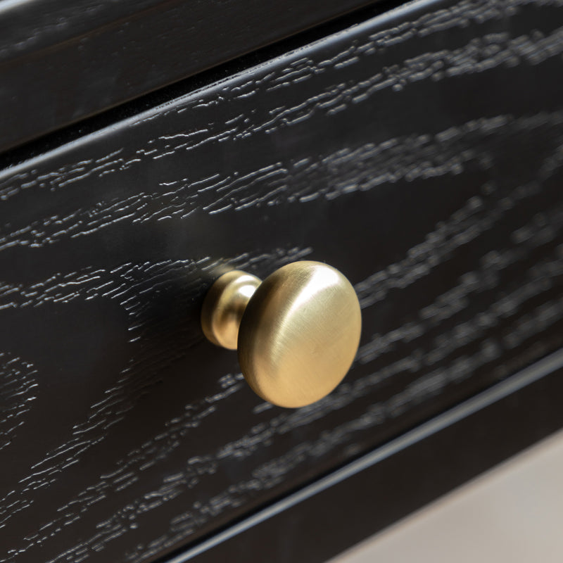 Svana Black Console Table