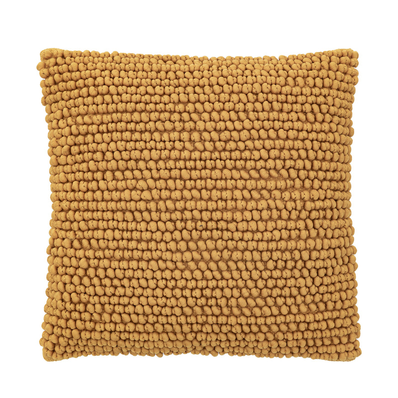 Tan Bobble Cushion