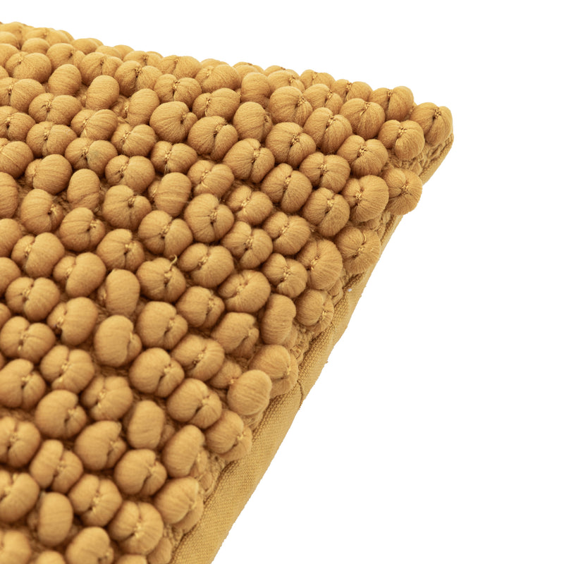 Tan Bobble Cushion