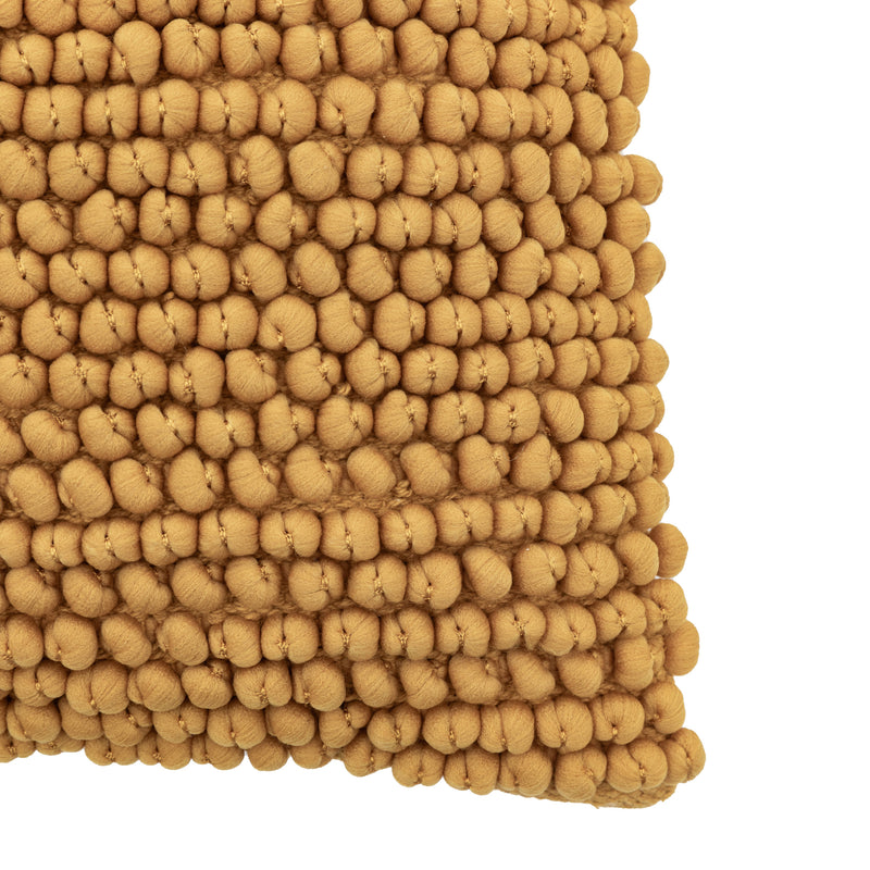 Tan Bobble Cushion