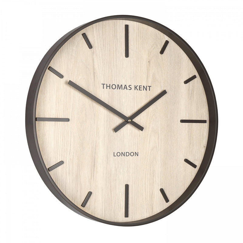 Thomas Kent Natural Wood Wall Clock