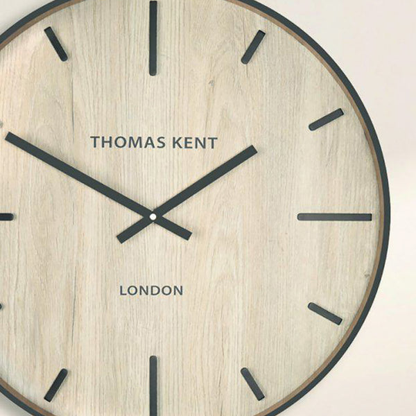 Thomas Kent Natural Wood Wall Clock