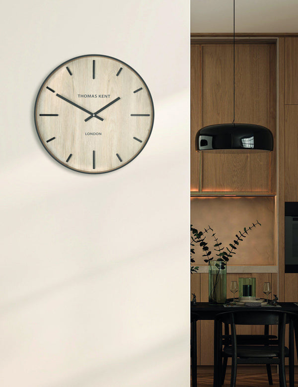 Thomas Kent Natural Wood Wall Clock