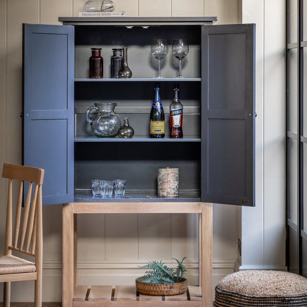 Vejle Night Sky Oak Freestanding Storage Cupboard