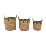 Water Hyacinth Baskets (Set of Three)