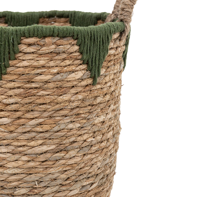 Water Hyacinth Baskets (Set of Three)