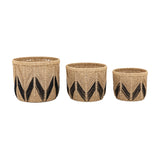 Woven Paper Rope Baskets (Set of Three)