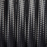 Grey Round Three-Core Braided Fabric Flex by Industville