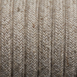 Linen Round Three-Core Braided Fabric Flex by Industville
