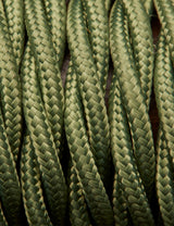 Green Sage Twisted Three-Core Braided Fabric Flex by Industville
