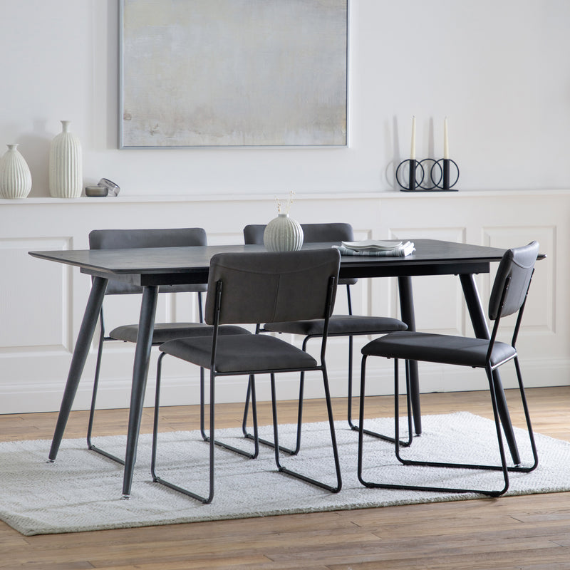 Abisko Black Dining Table